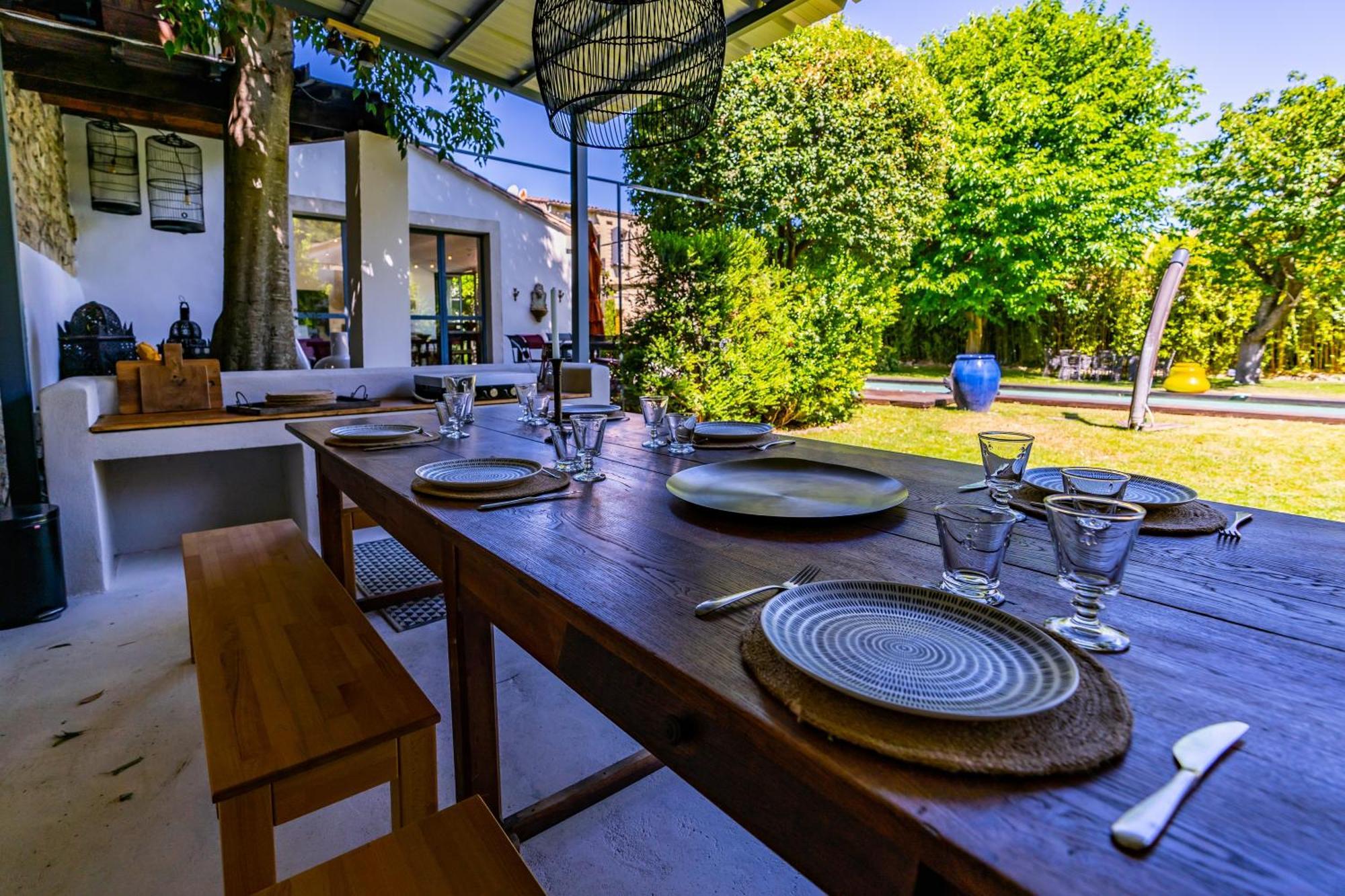 Mas Bleu Villa Sommieres Exterior photo